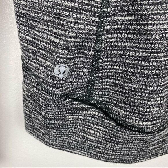 Lululemon Think Fast Pullover Coco Pique Black Size 6 - Picture 7 of 9